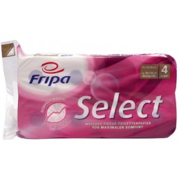 Fripa, Papier toilette, Select, 4 couches, extra blanc, 1040801