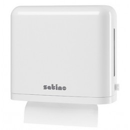 Satino by wepa, Distributeur d'essuie mains, Interfold, blanc, 331030