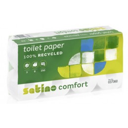 Satino by wepa, Papier toilette, Comfort, 3 couches, extra blanc, 037060