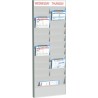 Paperflow, Extension, Planificateur de bureau mural, 20 casiers, PS20A5.02