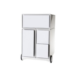 Paperflow, Caisson mobile, easyBox, 1 tiroir, Blanc blanc, EBHVCV.13