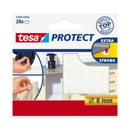 Tesa protect, Pastilles antiglisse et de protection, rond, 57898-00000-01
