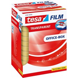 Tesa, Film, Ruban adhésif, 12mmx66m, Transparent, 57403-00002-01
