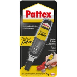 Pattex, colle instantanée, Perfect pen, 3g, 9H PSPP3