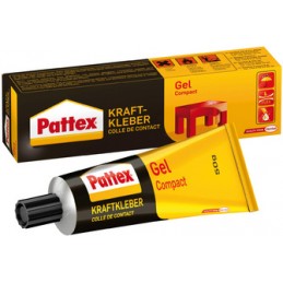 Pattex, Colle de contact, Compact, Gel, avec solvant, tube de 125g, 9H PCG2C