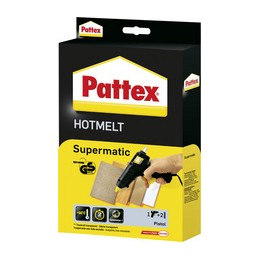 Pattex, Pistolet à colle, Hot supermatic, noir jaune, 9H PXP06