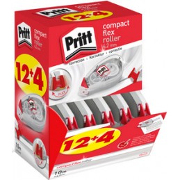 Pritt, Roller correcteur, Compact Flex, multipack de 16, 9H PCK4M