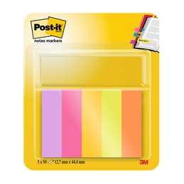 Post it, Marque pages, Marker, 12.7x44.4mm, Energetic, 670-5-TFEN