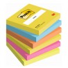 Post-it, Bloc-notes, adhésif, 76x76mm, Energetic Collection, 654TFEN