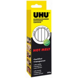 UHU, Recharge pour collage à chaud, Hot Melt, 200g, transparent, 47865