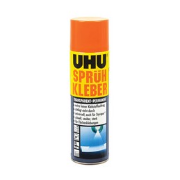 UHU, Colle en spray, permanent, transparent, 500ml, 46745