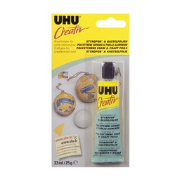 UHU, Colle spéciale, Creative pour polystyrène et feuille alu, 47185