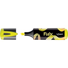 Maped, Surligneur, FLEX, pointe flexible, jaune, 740301