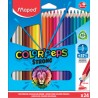 Maped, Crayons de couleur, COLOR'PEPS, STRONG, étui carton de 24, 862724