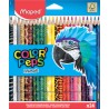 Maped, Crayons de couleur, Triangulaire, COLOR'PEPS, Animals, 832224