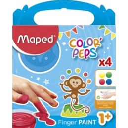 Maped, Pots, Peinture au doigt, Colorpeps, 80mL, 812510