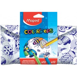 Maped, Trousse à colorier avec feutres et crayons de couleur, 984729
