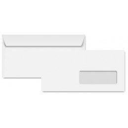 Clairefontaine, Enveloppes, DL, 110x220mm, blanc recyclé, 1451C