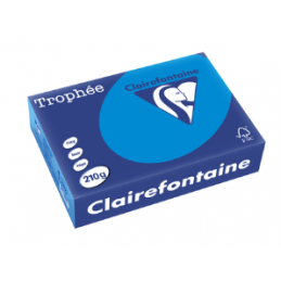 Clairefontaine, Papier universel, Trophée, A4, bleu turquoise, 2212C