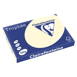 Clairefontaine, Papier universel, Trophée, A3, 120g, ivoire, 1302C