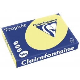 Clairefontaine, Papier universel, Trophée, A3, 120g, jonquille, 1307C