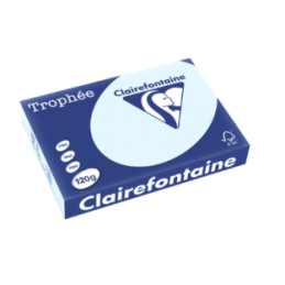 Clairefontaine, Papier universel, Trophée, A4, 120g, bleu, 1214C
