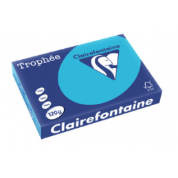 Clairefontaine, Papier universel, Trophée, A4, 120g, bleu royal, 1247C