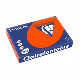 Clairefontaine, Papier universel, Trophée, A4, 120g, rouge cardinal, 1217C