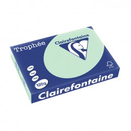 Clairefontaine, Papier universel, Trophée, A4, 120g, vert, 1216C