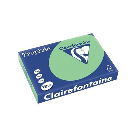 Clairefontaine, Papier universel, Trophée, A4, 120g, vert nature, 1228C