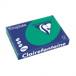 Clairefontaine, Papier universel, Trophée, A4, 120g, vert sapin, 1224C