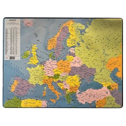 Esselte, Sous-main en plastique, Carte de l'Europe, 32189