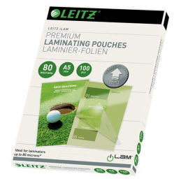 Leitz, Pochettes de plastification, iLAM, A5, brillant, 7492-00-00
