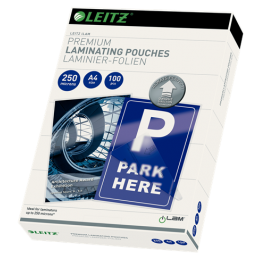 Leitz, Pochettes de plastification, iLAM, A4, brillant, 7484-00-00