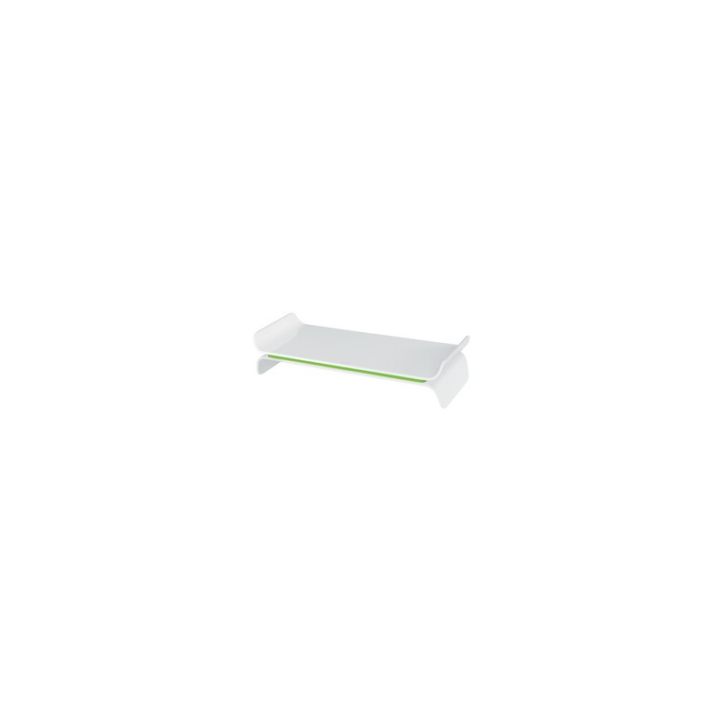 Leitz, Support pour écran, Ergo WOW, en plastique, blanc vert, 6504-00-54