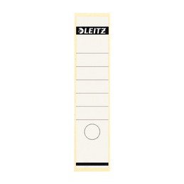 Leitz, Etiquettes pour dos de classeur, 61x285mm, blanc, 1640-00-01