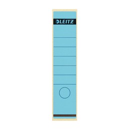 Leitz, Etiquettes pour dos de classeur, 61x285mm, bleu, 1640-00-35