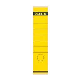 Leitz, Etiquettes pour dos de classeur, 61x285mm, jaune, 1640-00-15