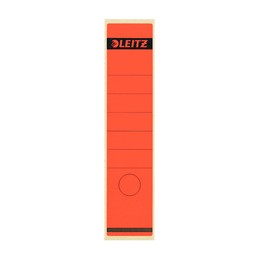 Leitz, Etiquettes pour dos de classeur, 61x285mm, rouge, 1640-00-25