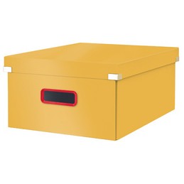 Leitz, Boîte de rangement, Click & Store, Cosy L, jaune, 5349-00-19