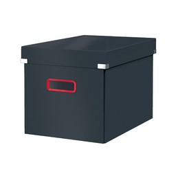 Leitz, Boîte de rangement, Click & Store, Cosy, cube, gris, 5347-00-89