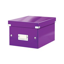 Leitz, Boîte de rangement, Click & Store, WOW, A5, violet, 6043-00-62