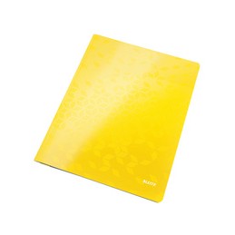 Leitz, Chemise à lamelle, WOW, A4, en carton, jaune, 3001-00-16
