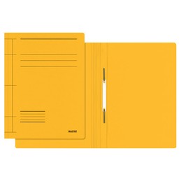 Leitz, Chemises à lamelle, Fresh, format A4, carton, jaune, 3003-00-15