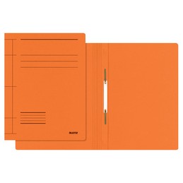 Leitz, Chemises à lamelle, Fresh, format A4, carton, orange, 3003-00-45