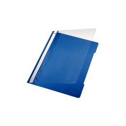 Leitz, Chemise à lamelle, Standard, format A4, en PVC, bleu, 4191-00-35