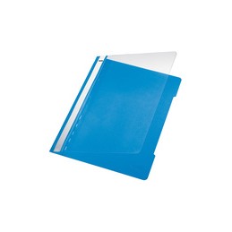 Leitz, Chemise à lamelle, Standard, format A4, PVC, bleu clair, 4191-00-30