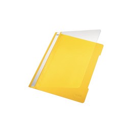 Leitz, Chemise à lamelle, Standard, format A4, PVC, jaune, 4191-00-15