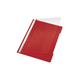 Leitz, Chemise à lamelle, Standard, format A4, PVC, rouge, 4191-00-25