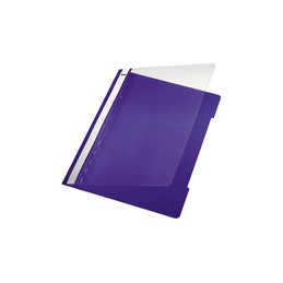 Leitz, Chemise à lamelle, Standard, format A4, PVC, violet, 4191-00-65